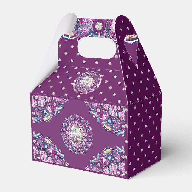 Kardinal Red Rosace Presentaskar (Framsidan Sidan)