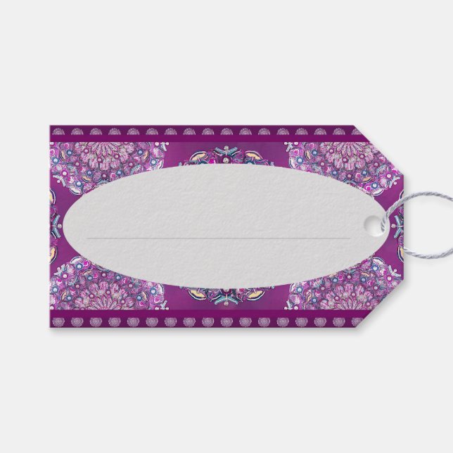 Kardinal Red Rosace Presentetikett (Framsidan (Horisontell))