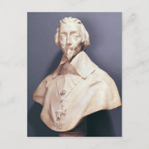 Kardinal Richelieu, 1642 Vykort