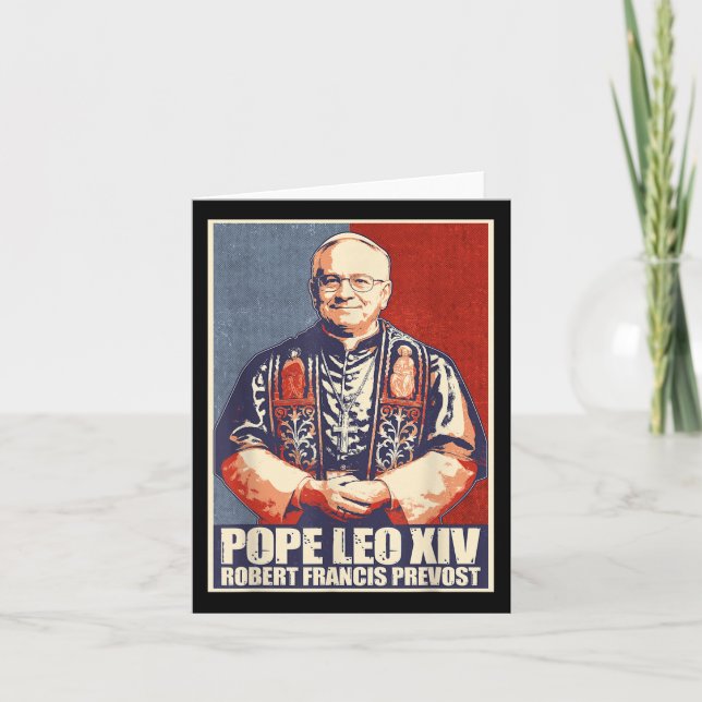 Kardinal Robert Prevost Pope Leo Xiv 4 Kort (Framsida)