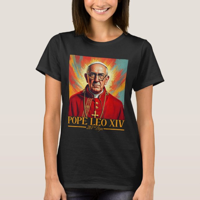 Kardinal Robert Prevost Shirt Pope Leo Xiv 1 T (Framsida)