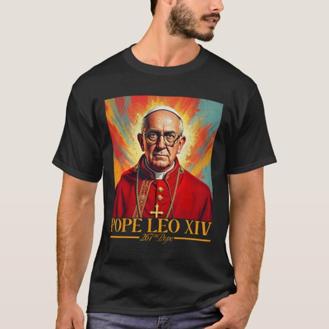 Kardinal Robert Prevost Shirt Pope Leo Xiv 1 T (Framsida)