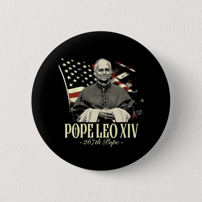 Kardinal Robert Prevost Shirt Pope Leo Xiv Knapp (Framsida)