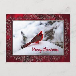 Kardinal Snö 6245 Ram jul Vykort