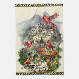 Kardinal Terrace Scenia Mountain Kitchen Towel Kökshandduk