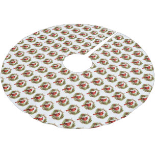 Kardinal Träd Skirt Julgransmatta Borstad Polyester