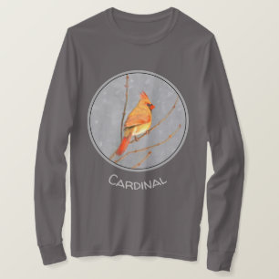 Kardinal vid Gren-målning - originalbild av fågel T Shirt