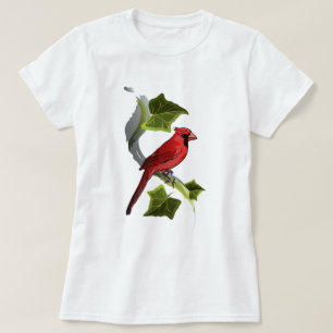 Kardinal vid Gren med Ivy Löv T Shirt