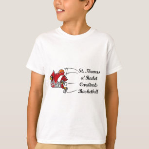 Kardinalbasket skrivar barns t-skjorta t-shirt