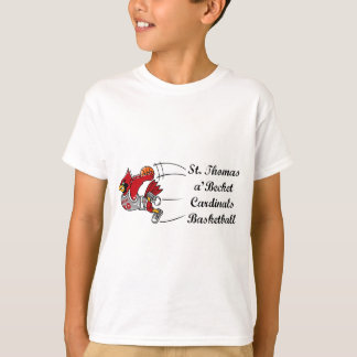 Kardinalbasket skrivar barns t-skjorta t-shirt
