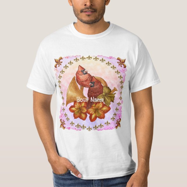 Kardinaler Horn  T Shirt (Framsida)