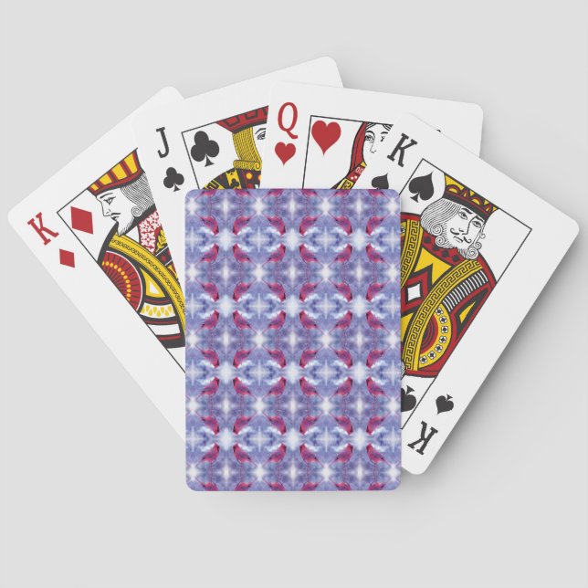 Kardinaler i Snö Spel Kort (Baksidan)