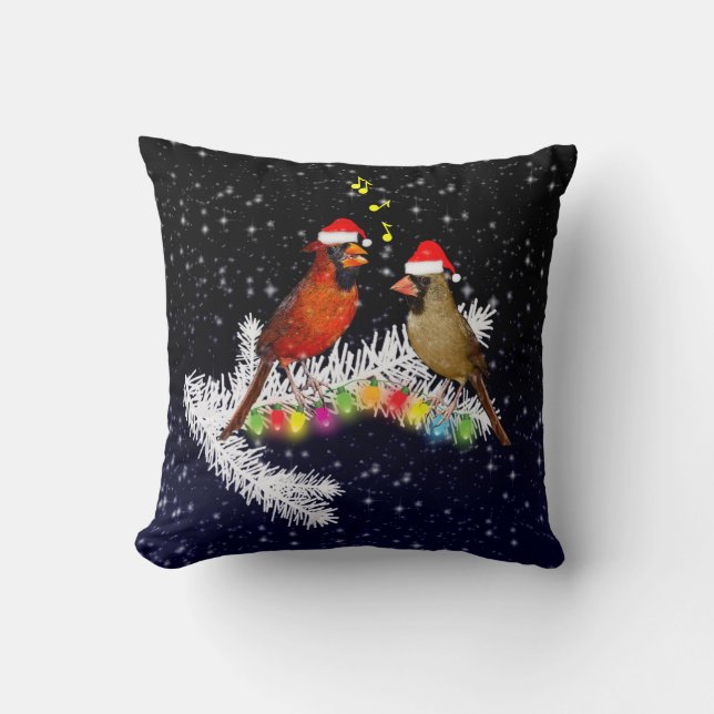 Kardinaler jul Pillow Kudde (Framsida)