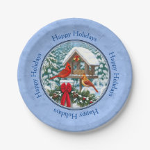 Kardinaler, julfest, blå