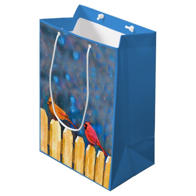 Kardinaler på fenomenets målning - Originalbild (Framsidan Vinklad)