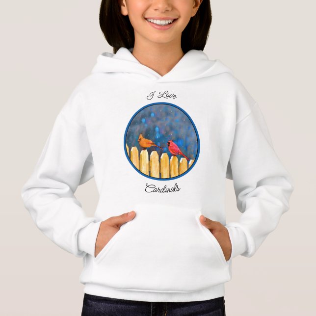 Kardinaler på fenomenets målning - Originalbild T Shirt (Framsida)