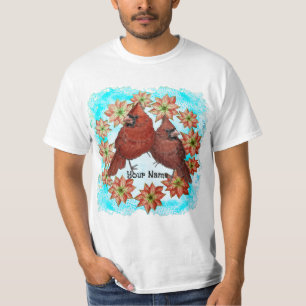 Kardinaler Poinsettia T Shirt