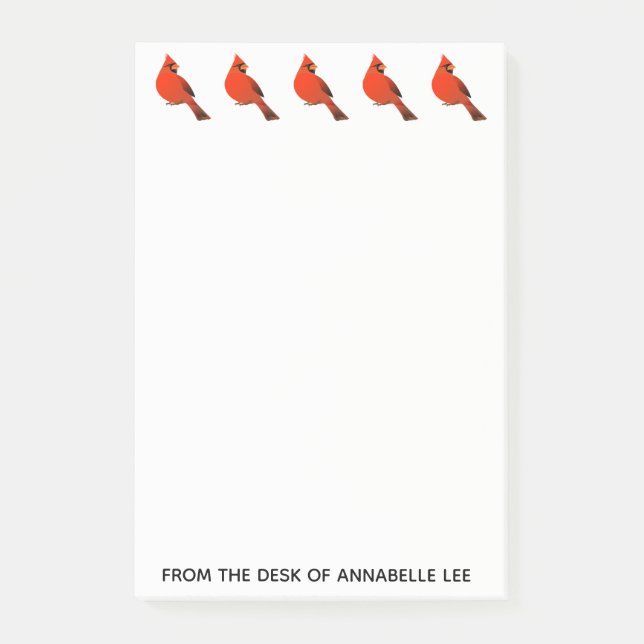 Kardinaler Post-it Block (Framsida)