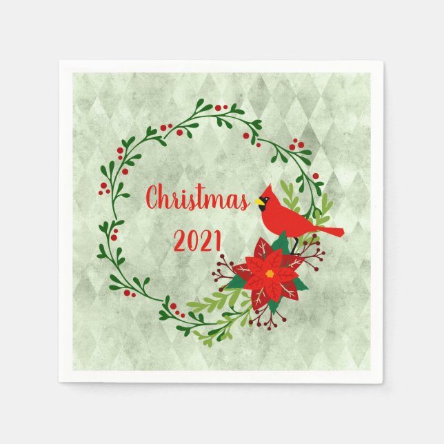 Kardinaler Utandning Personlig Pappersservett (Framsidan)