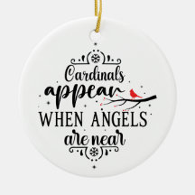 Kardinaler visas Änglar nära fotominnesmärket