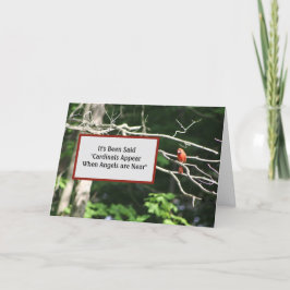 Kardinalerna står nära Änglar - Guds syn Kort