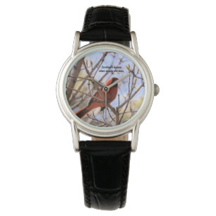 Kardinalerna visas när Änglar är nära eWatch Watch Armbandsur