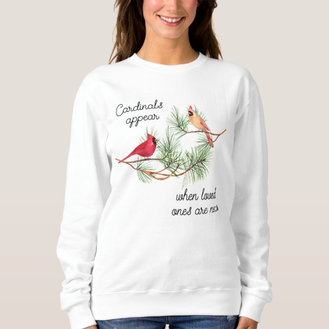 Kardinalerna visas när nära nära de kära t shirt (Framsida)