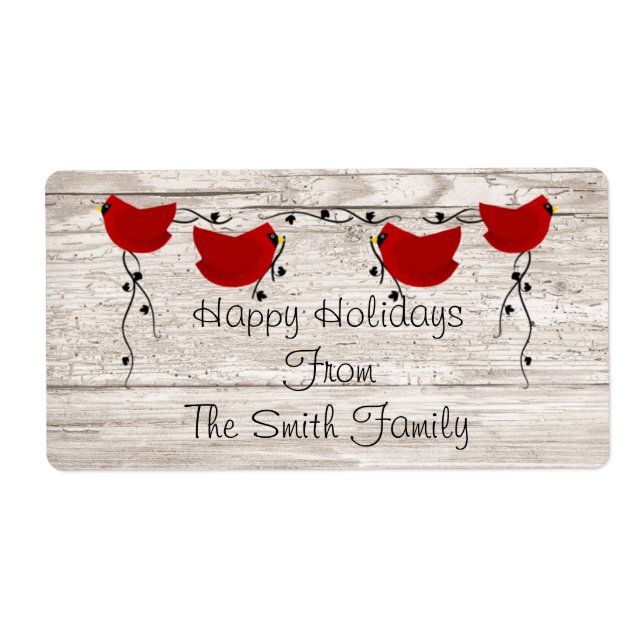 Kardinaletikett Fraktsedel (Framsidan)