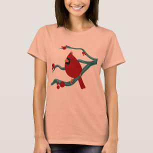 kardinalfågel t-shirt