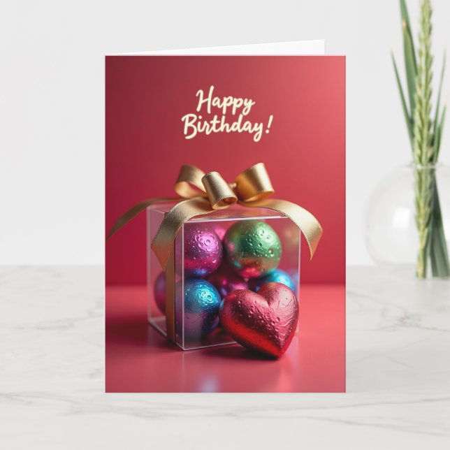 Kardinalfödelsedagskort Kort (Framsida)