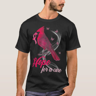 Kardinalhopp om ökad medvetenhet om bröstcancer t shirt