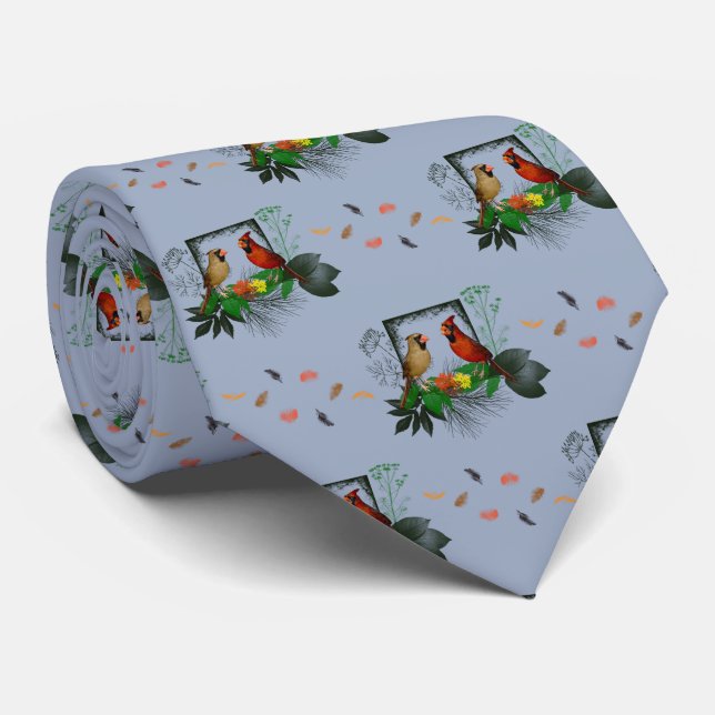 Kardinalhörnets Tie (Ljusblå) Slips (Rullad)