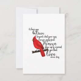 Kardinalkort Tack Kort