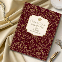 Kardinalröd Guld Damaskkungens Dotter