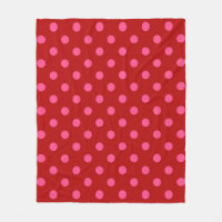 Kardinalröd Rosa Prickig Design 