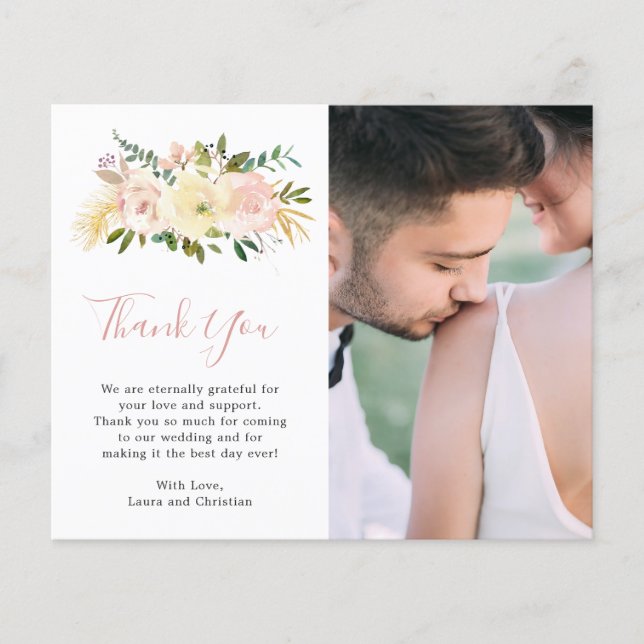 Kardinalros Blommig Foto Budget Bröllop Tacksamhet (Framsida)