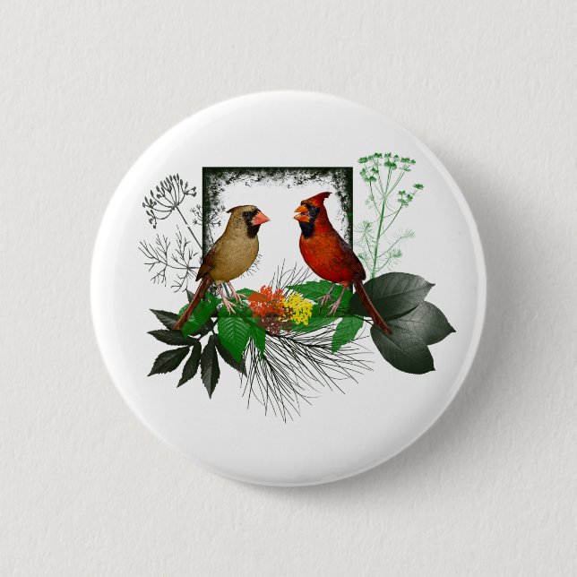Kardinals Corner Badge Knapp (Framsida)