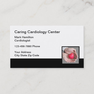 Kardiolog Heart Care Medical Visitkort
