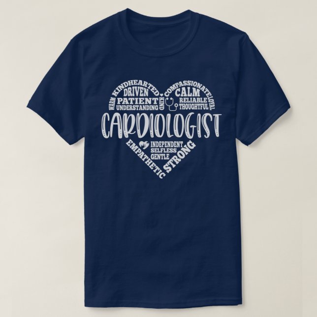 Kardiolog Hjärtläkare doktor 4 T Shirt (Design framsida)