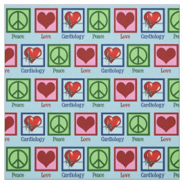Kardiolog Peace Kärlek kardiologi Tyg