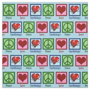 Kardiolog Peace Kärlek kardiologi Tyg