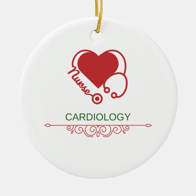 Kardiologi Nurse Ornament (Framsidan)
