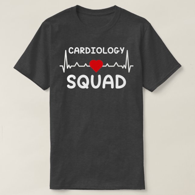 Kardiologi Squad Hjärtsjuksköterska Kardiolog Hear T Shirt (Design framsida)