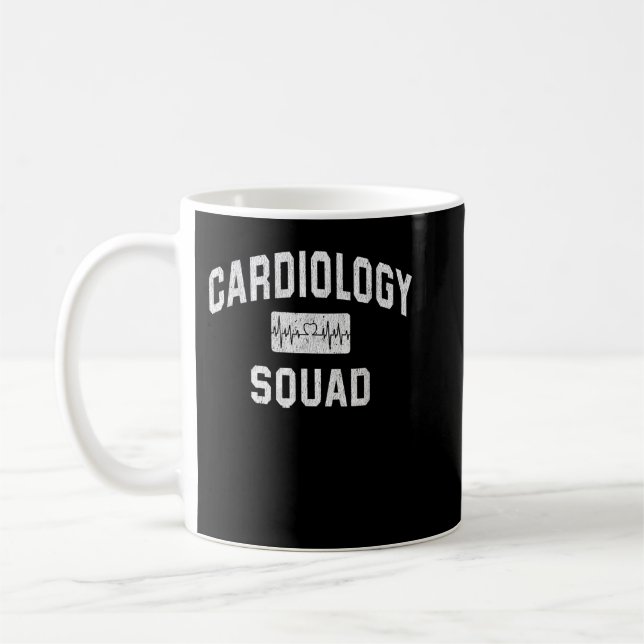 Kardiologi Squad Kardiolog Cardiac Doktor Nurse Kaffemugg (Vänster)
