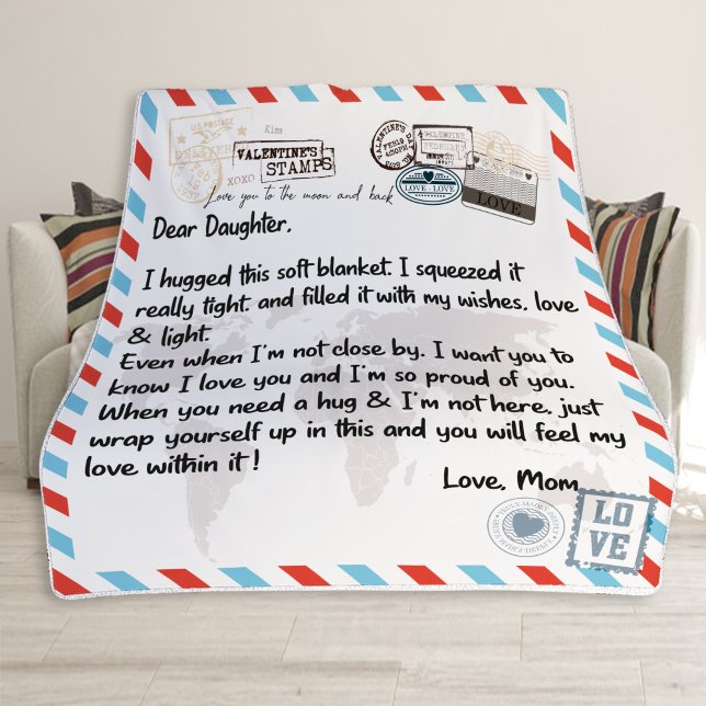 Käre Dotter Blanket, Dotter Fleecefilt (Skapare uppladdad)