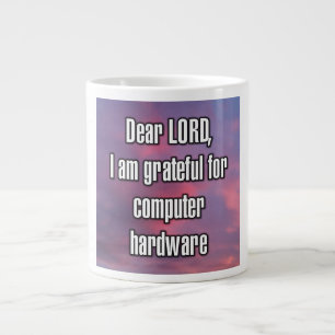 Käre HERRE, jag är tacksam för datormaskinvara Mug Jumbo Mugg