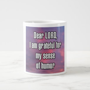 Käre HERRE, jag är tacksam för min humor Kopp Jumbo Mugg