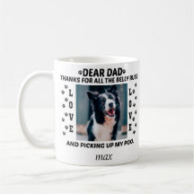 Käre pappa hund Fotokollage och Personlig namn