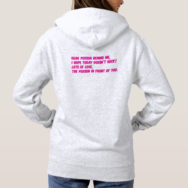 Käre person bakom mig t shirt (Baksida)