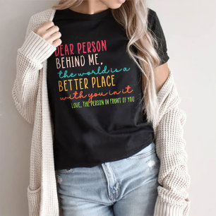 Käre person bakom mig, World T-Shirt